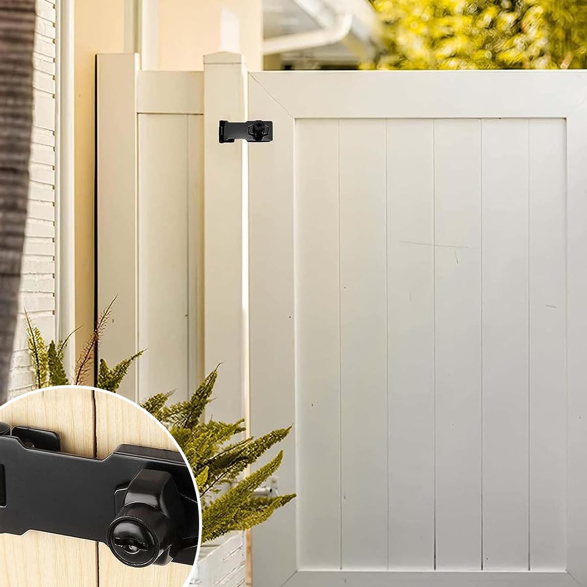 HASTHIP 2 Set Drawer Lock with Key Locking Hasp, 3 Inch Metal Twist Knob Keyed Locking Hasp for Door Desk Wardrobe Lock, Cabinet, Chrome Plated Hasp Latch Safety Lock for Home & Office, Black HASTHIP 2 Set Drawer Lock with Key Locking Hasp, 3 Inch Metal Twist Knob Keyed Locking Hasp for Door Desk Wardrobe Lock, Cabinet, Chrome Plated Hasp Latch Safety Lock for Home & Office, Black